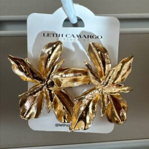 Brinco Flor Prata