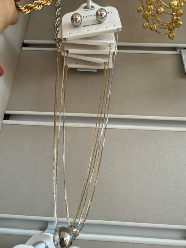 Conjunto Esferas Dourado