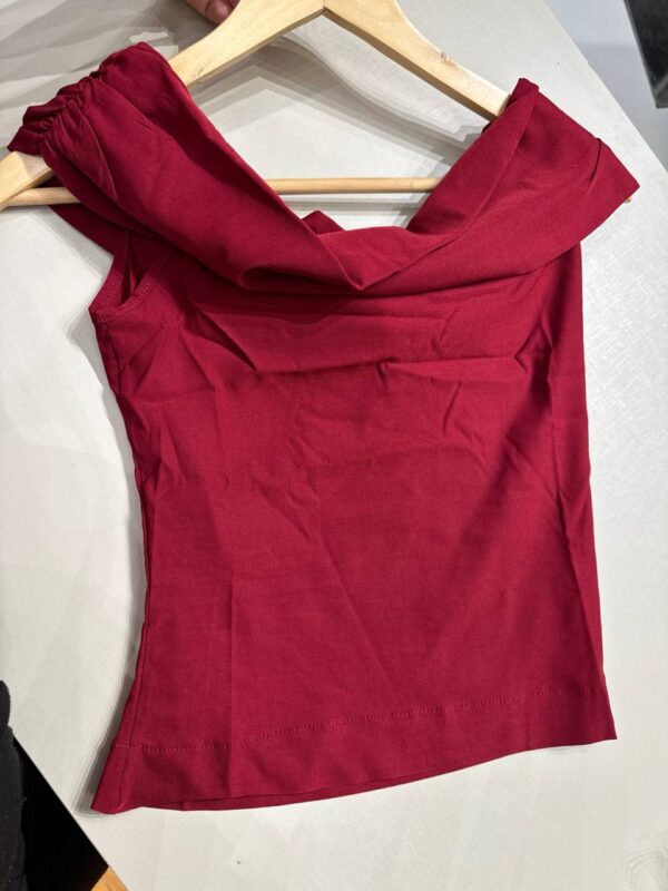 Blusa Ombro a Ombro Marsala M/A Clothes - P