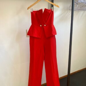 Macacão Lucinda Vermelho Talgui - G