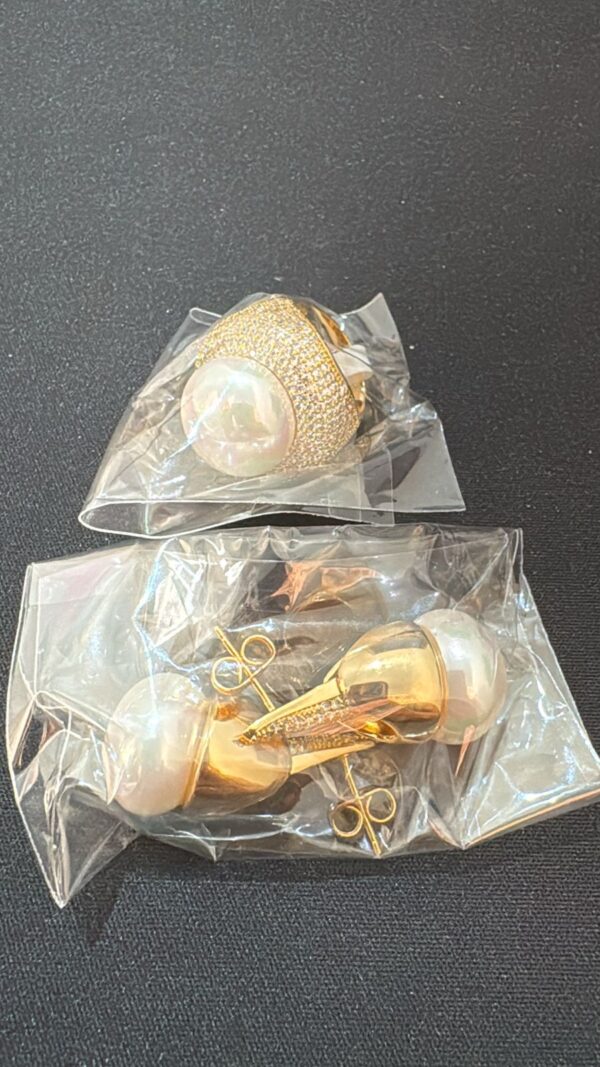 Anel Pérola Shell