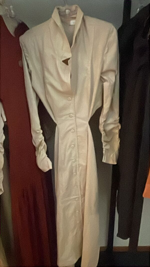 Vestido Blazer Maxi Midi BEGE PW - P