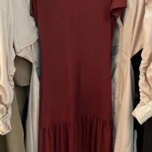 Vestido Feminino Maxi Midi Marrom PW - M