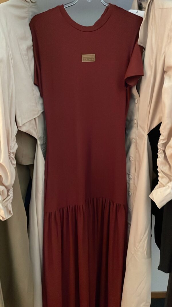 Vestido Feminino Maxi Midi Marrom PW - P