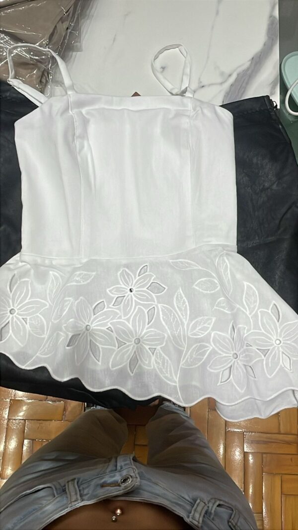Blusa Vanise Off white Amor Perfeito - M