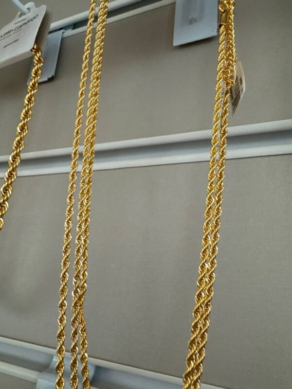 Colar Torcido P Dourado