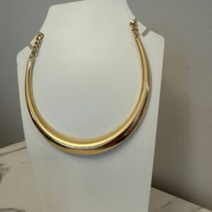 Colar Aro com Corrente Dourado