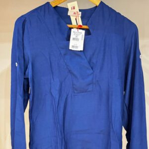Camisa Barbara Azul M/A Clothes - PP