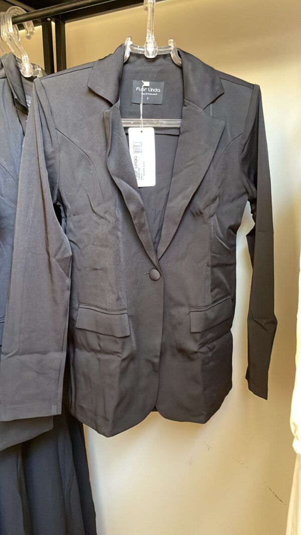 Blazer Jadna Preto - Flor Linda - M