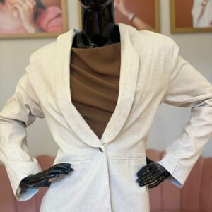 Blazer Laura Natural Amor Perfeito - GG