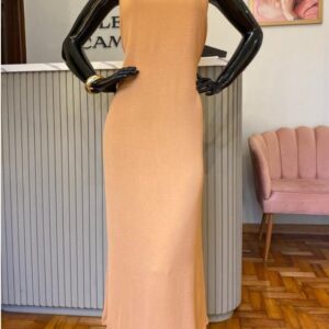 Vestido Anamara Bege MA Clothes - GG