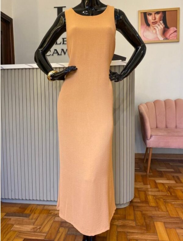 Vestido Anamara Bege MA Clothes - PP