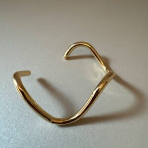 Bracelete Ondulado Aberto