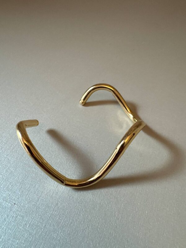 Bracelete Ondulado Aberto